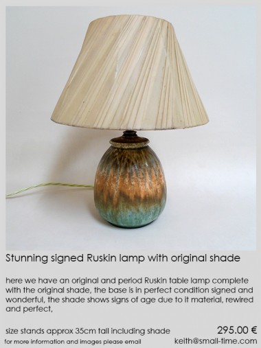 Ruskin table lamp